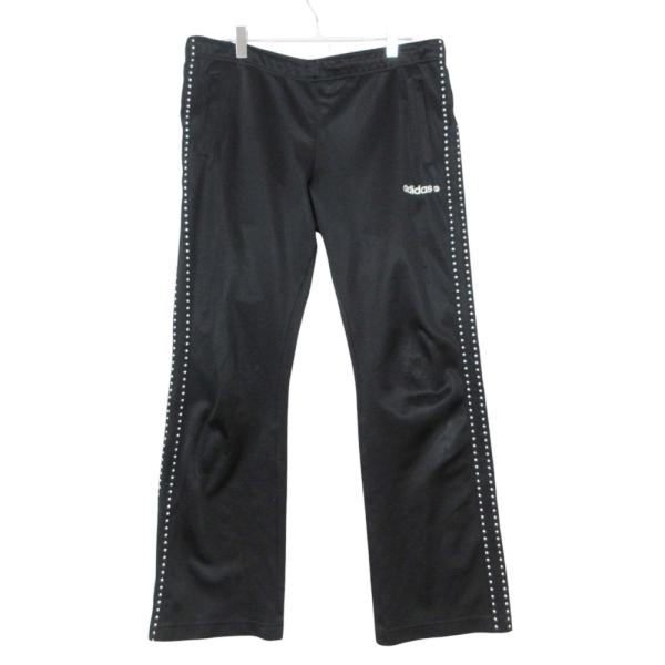 adidas アディダス パンツ スター 3ストライプス サイドライン ジャージ ボトムス ブラック L