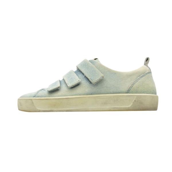 ecco エコー スニーカー Soft 8 3-Strap Sneaker ソフト 3ストラップ ブルー レディース 【中古】