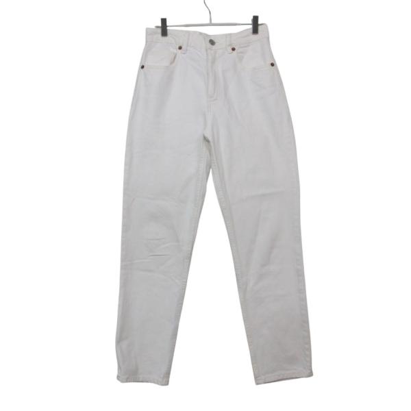 ZARA ザラ デニムパンツ ジーンズ ボトムス ストレート テーパード ホワイト 36 【S】 メンズ