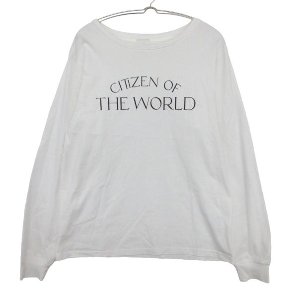 Spick and Span スピックアンドスパン 長袖Ｔシャツ シルケット天竺ロゴロンTEE ロゴ プリント
