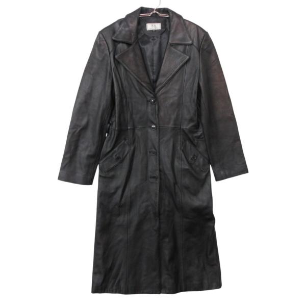 S.B leather fashion コート ロング シープスキン ラム レザー ジャケット 羊革 ブルゾン アウター