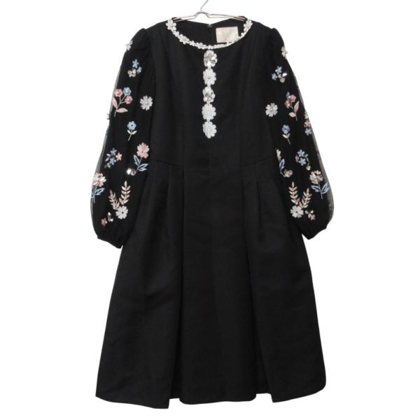 CHESTY チェスティ ワンピース エレガント フラワー 長袖 Elegant Flower Onepiece パール レース