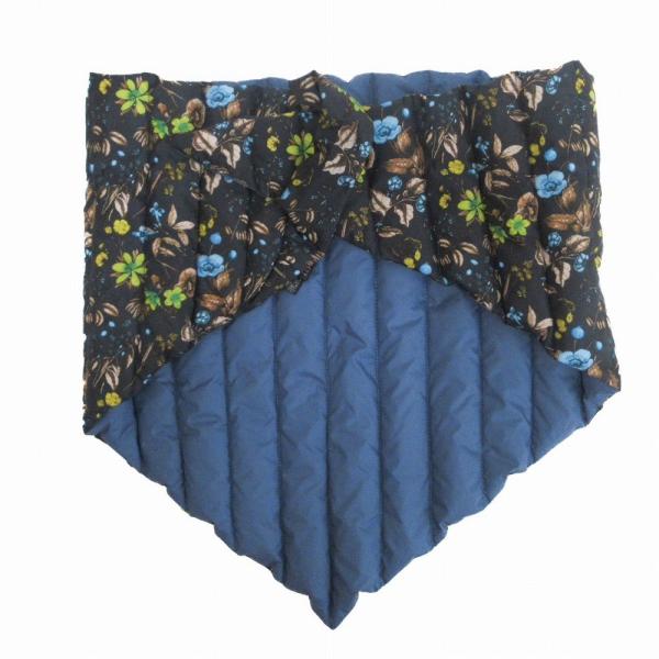 マニプリ　レオパード柄　ダウントライアングル　マフラー manipuri（マニプリ） マニプリトライアングルダウンマフラー