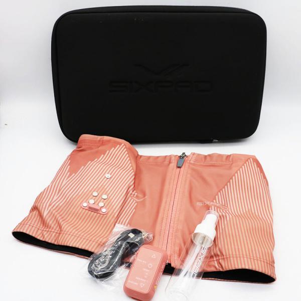 スマホ、タブレットからご覧の方は、下記の【商品詳細を見る】から詳細情報を必ずご確認下さい。商品名：MTG SIXPAD Powersuit Core Belt シックスパッド パワースーツ コアベルト ピンク Mサイズ コントローラー付き商...