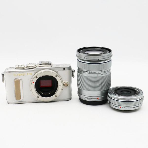 オリンパス OLYMPUS PEN E-PL8 EZ ダブルズームキット ホワイト