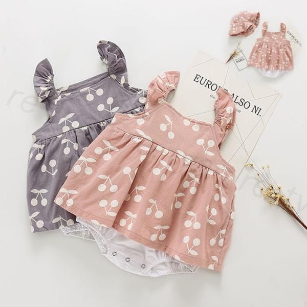 赤ちゃん服 女の子 ベビー服 カバーオール 子供服 ワンピ 帽子 2点セット ベビーロンパース オーバーオール 新生児 オシャレ 出産祝い プレゼント かわいい Z5girl90 レーちゃん 通販 Yahoo ショッピング