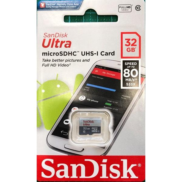 マイクロsd Microsdhc 32gb 80mb S Sandisk サンディスク Ultra Uhs 1 B Re Works 通販 Yahoo ショッピング