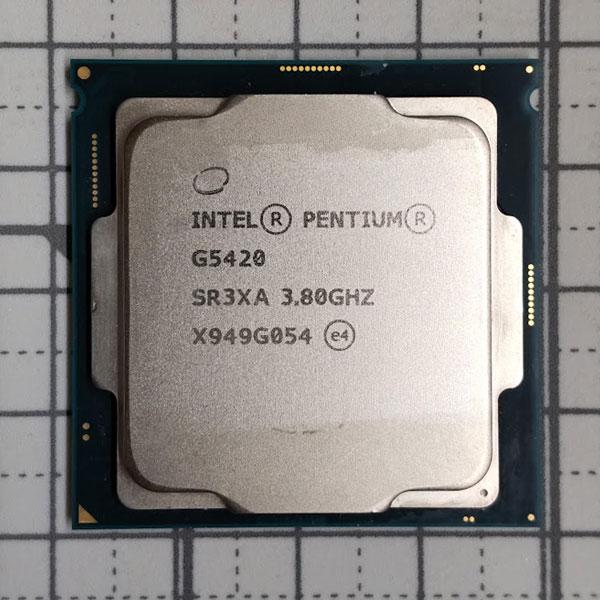 【商品名】CPU　Intel PENTIUM G5420【用途】デスクトップ　パソコン用【ソケット】FCLGA1151【プロセッサーベース動作周波数】3.80 GHz【コア数／スレッド数】2コア/4スレッド【TDP】54W※※※ジャンク品の...