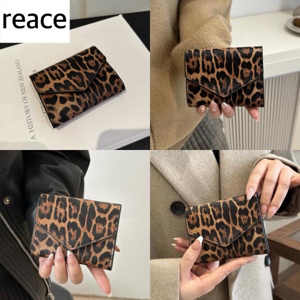 送料無料 ミニウォレット ミニ財布 ヒョウ柄 レオパード アニマル