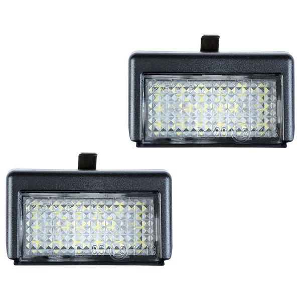 MERCEDES BENZ メルセデスベンツ GL X164 2006年〜2013年 T10ウェッジ バルブ車用 R.A.C LEDナンバー灯ユニット