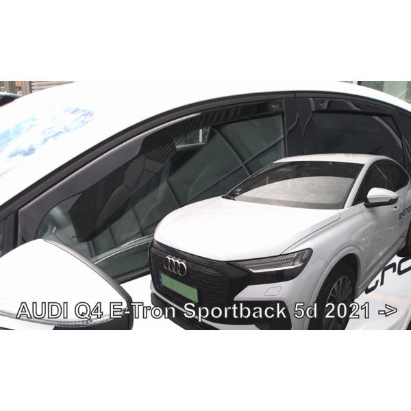 HEKO ドア バイザー フロント&amp;リア用 アウディ Q4 e-tron F4 スポーツバック 2022-