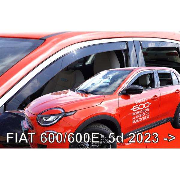 FIAT フィアット 600 e/Hybrid FH1 SUV 2024年〜 HEKO ドアバイザー フロント&リア用