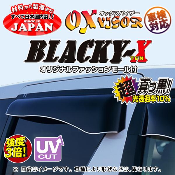 スズキ パレット/パレットSW MK21S オックスバイザー ブラッキー