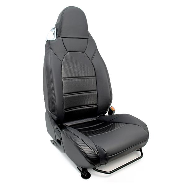 タグ付きMARK & LONA カートシートカバー　新品未使用品 ダイハツ コペン LA400K ジーベース デザインシートカバー ブラック