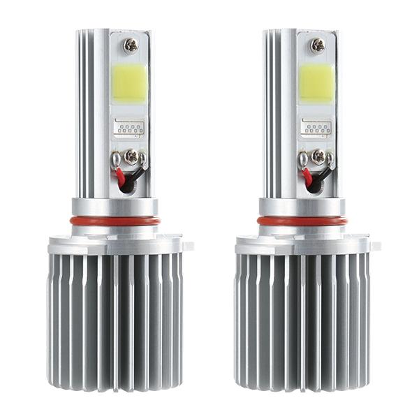 R.A.C 12V車用 LEDバルブ H10 3800ルーメン 3000ケルビン 20W 2個入り