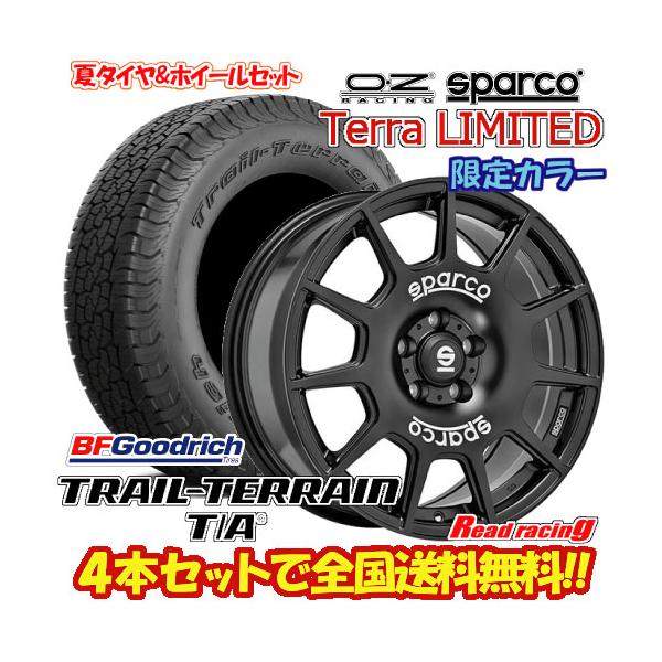 オールテレーン OZ SPARCO TERRA LIMITED 17X7.5J 5H/114.3 +48 BFG