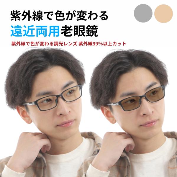 【フレームサイズ】レンズ高さ：35mm、フロント幅：133mm、ブリッジ幅：16mm、レンズ幅：55mm、テンプル長さ：140mm【フレームカラー】全3色（C1：マットブラック、C2：ラディッシュブラウン、C3：ロイヤルブルー）【調光レンズ...