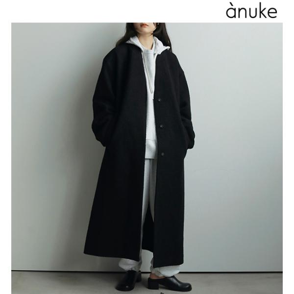ジャケット・アウター collarless cocoon jacket anuke 予約商品/anuke アンヌーク Collarless Cocoon Coat