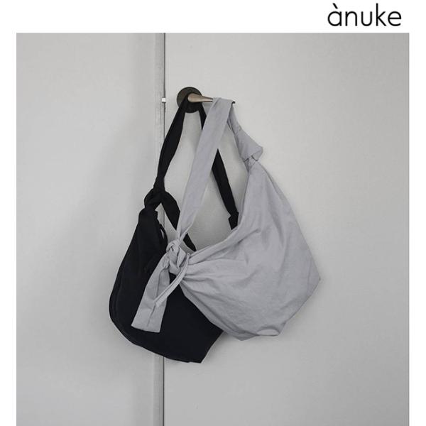 2025SS アンヌーク anuke Knot Nylon Bag ノットナイロンバッグ ライトベージュ┃ショルダーバッグ クロスボディ【2400014920079】 anuke（アンヌーク） anuke 2025SpringSummer バッグ Knot Nylon Bag