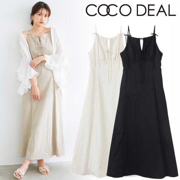 ココディール 【追加生産決定】予約商品/COCODEAL リボンキャミ  