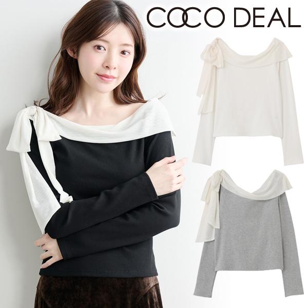 ココディール（COCO DEAL） 【SOLD OUT】COCODEAL シアーリボンリブ