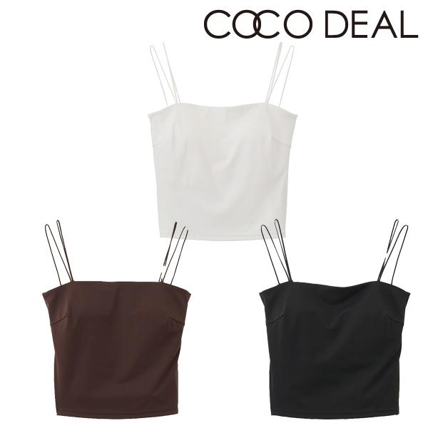 即日発送/COCODEAL ココディール バックシャンカップ付きインナー 76521585  ネコポス送料無料 26FW 2026秋冬 キャンセル返品不可