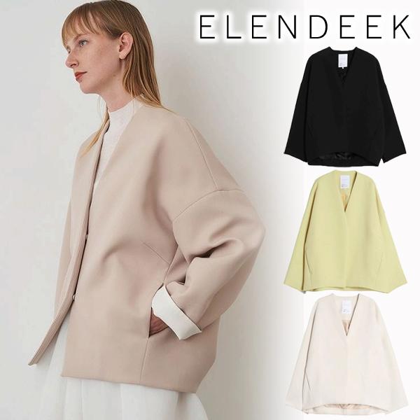 専用エレンディーク FORM SHORT CT フォルムショートコート FORM SHORT WOOL CT | ELENDEEK/エレンディーク