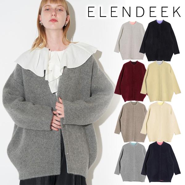 エレンディーク　ELENDEEK ニット　カーディガン　コート　ニットコート ELENDEEK（エレンディーク） ＼SALE40%OFF+2BUY10%OFFクーポン有／土日