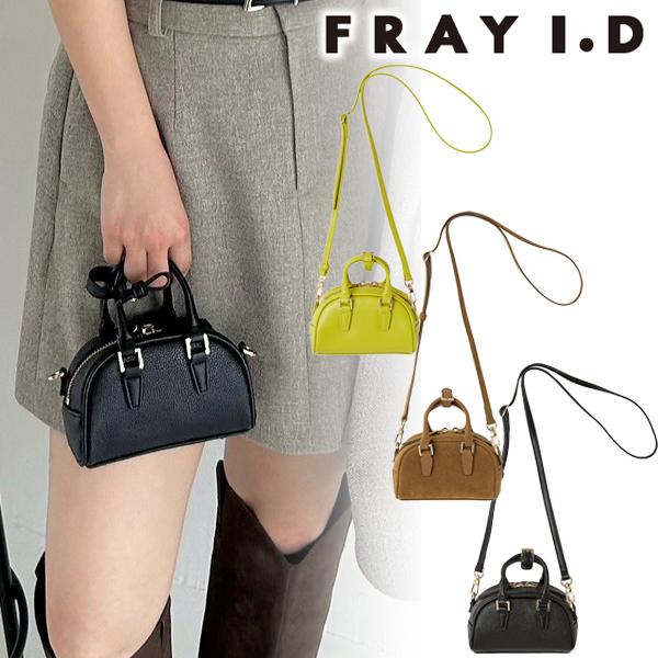 フレイアイディー ❤︎ メタルハンドルボストン　バッグ FRAY I.D（フレイ・アイディー） SALE50%OFF バッグ 25秋冬 ラウンド