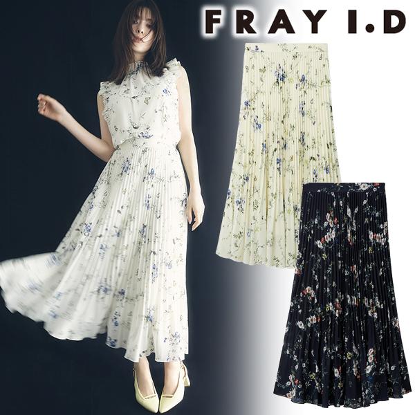n*o様 新作FRAY I.D / フレイ アイディー フラワープリントプリーツ FRAY I.D｜フラワープリントプリーツスカート | Rakuten Fashion(楽天