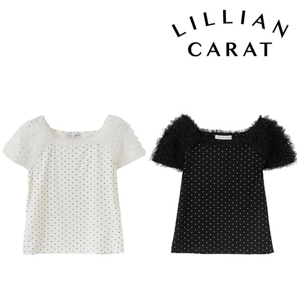 即日発送/LILLIAN CARAT リリアンカラット ティアードフリルドット