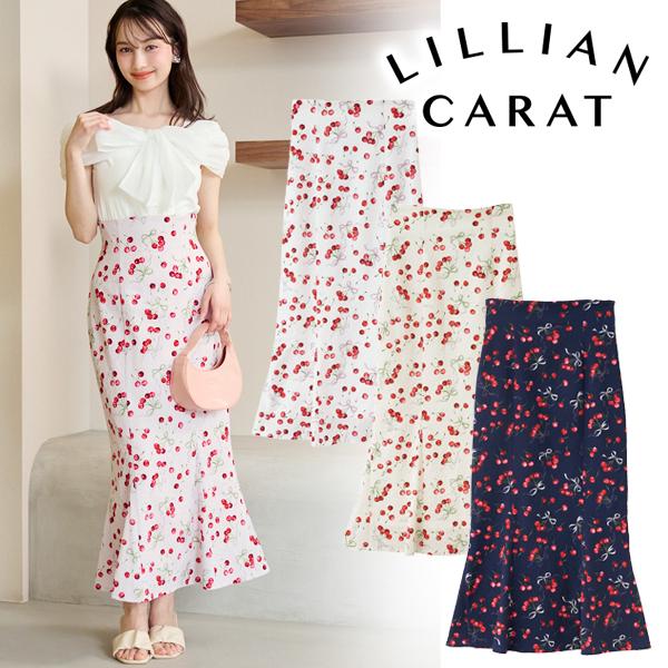 即日発送/LILLIAN CARAT リリアンカラット チェリープリントマーメイド