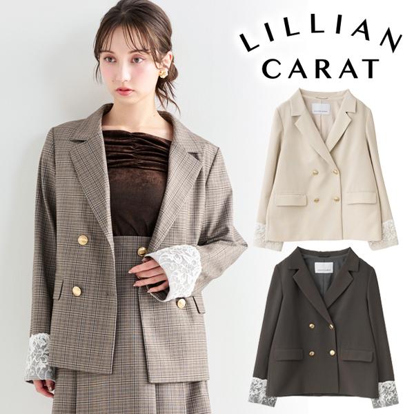 土日も即日発送/LILLIAN CARAT リリアンカラット レーススリーブ