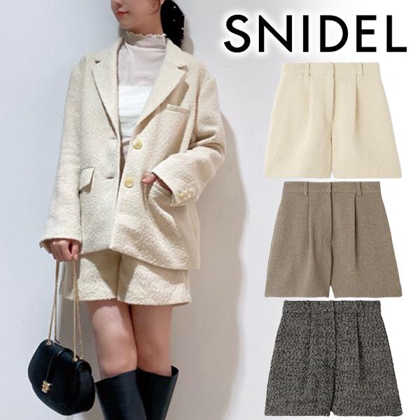 snidel 新作　未使用　バリエミニスカショートパンツ SNIDEL パンツ バリエフリルスカショーパン レディース