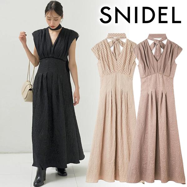 SOLD OUT】＼期間限定20%OFF／SNIDEL スナイデル ジャガードノースリ  