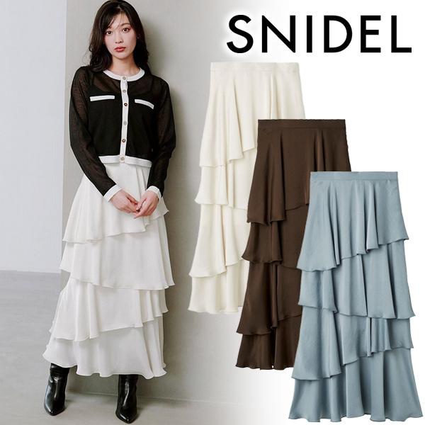 SNIDEL ＼期間限定12%OFF／予約商品/SNIDEL スナイデル サテン