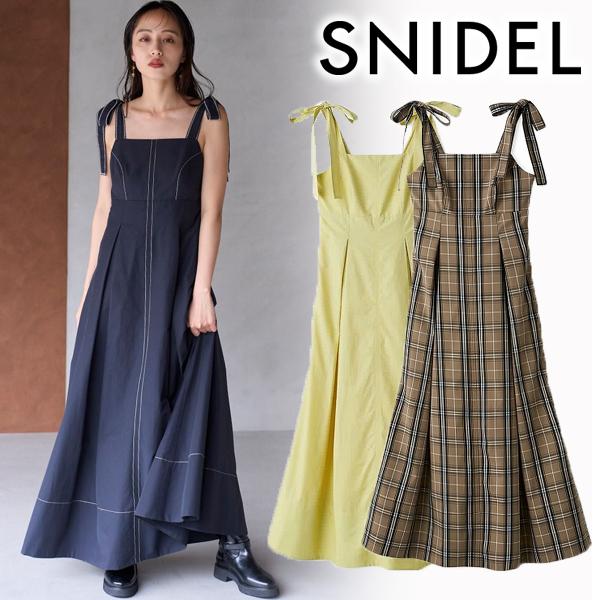 スナイデル　SNIDL タックキャミワンピース タックキャミワンピース | スナイデル(SNIDEL) | マルイウェブ