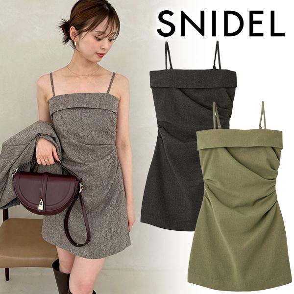 SNIDELオーガンザプリーツミニドレス Amazon.co.jp: [スナイデル] オーガンザプリーツミニドレス