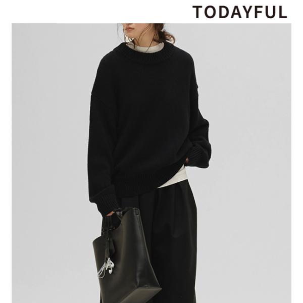 TODAYFUL 予約商品/TODAYFUL トゥデイフル Roundhem Linen Knit
