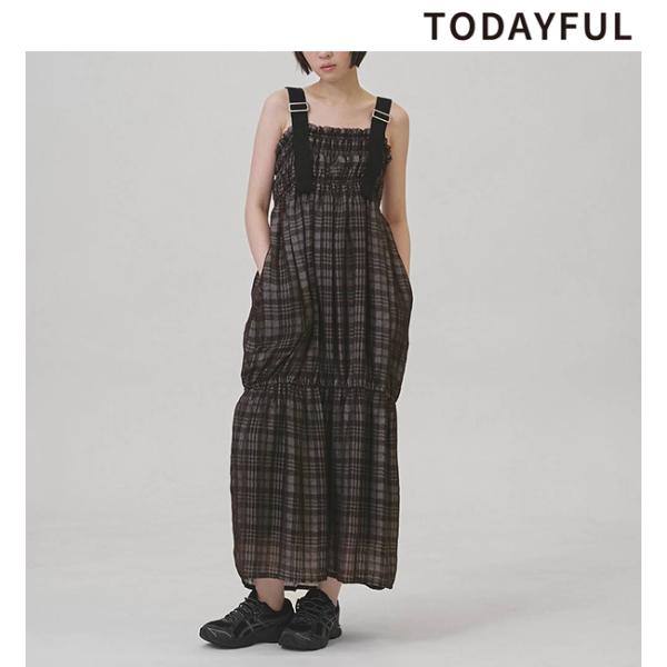 TODAYFUL 即日発送/TODAYFUL トゥデイフル Check Jacquard Dress