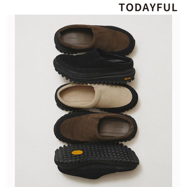 予約商品/TODAYFUL トゥデイフル  Vibramsole Leather Sabot 12611032 7月上〜8月上入荷予定 2026秋冬  キャンセル返品不可