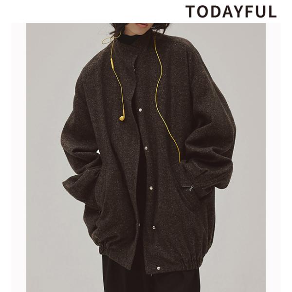 TODAYFUL 予約商品/TODAYFUL トゥデイフル Silknep Tweed Blouson