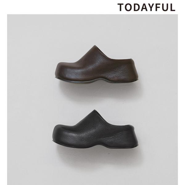 TODAYFUL トゥデイフル 予約商品/  Volume Sole Sabot 12621021 10月上〜11月上入荷予定 2026冬 キャンセル返品不可