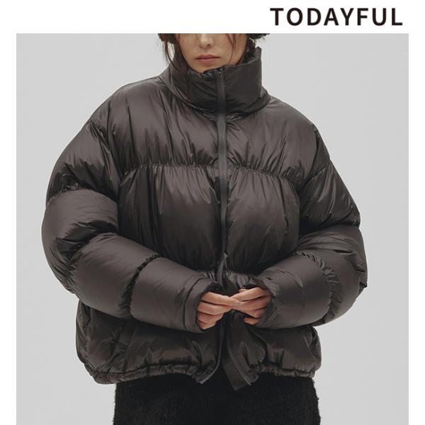 【美品】 TODAYFUL ダウンジャケット 黒 トゥデイフル TODAYFUL トゥデイフル 予約商品/ Standcollar Down Jacket 12620004
