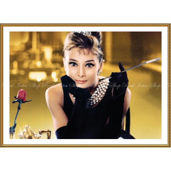 【世界限定100枚】額装付きアートポスター　オードリーペップバーン NYC DEATH NYC アートポスター 世界限定100枚 オードリー