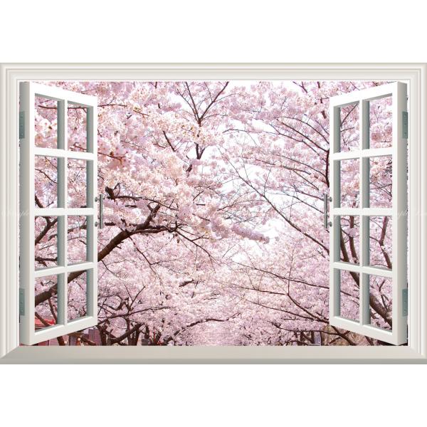 絵画風 壁紙ポスター 窓の景色 さくらの開花 春の景色 桜の木 サクラ 八重桜 ソメイヨシノ 窓仕様 キャラクロ Fskr 025ma2 版 594mm 4mm Buyee Buyee 日本の通販商品 オークションの代理入札 代理購入