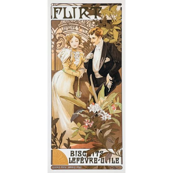 絵画風 壁紙ポスター【フルサイズ版】 アルフォンス・ミュシャ 浮気女