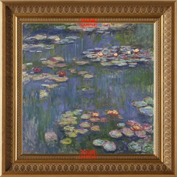 【ポスター】Monet モネ 睡蓮 (A1サイズ) クロード・モネ 「睡蓮」パステルブルー アートポスター