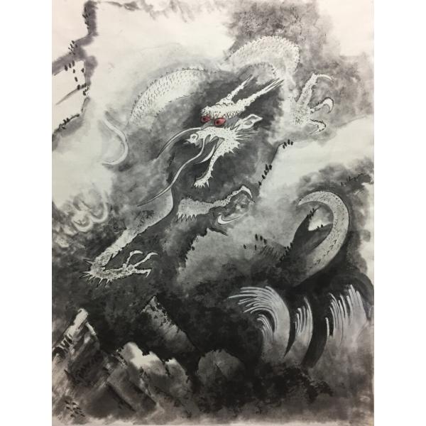 水墨 アートポスター オリジナルイラスト作品 10個絵画セット 水墨 アートポスター オリジナルイラスト作品 10個絵画セット