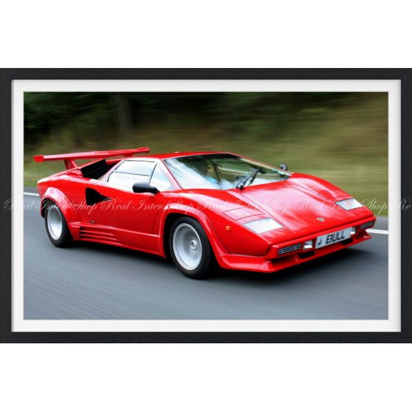 激レア　ランボルギーニ　カウンタック　ポスター　額　スーパーカー　レトロ　希少 激レア ランボルギーニ カウンタック ポスター 額 スーパーカー